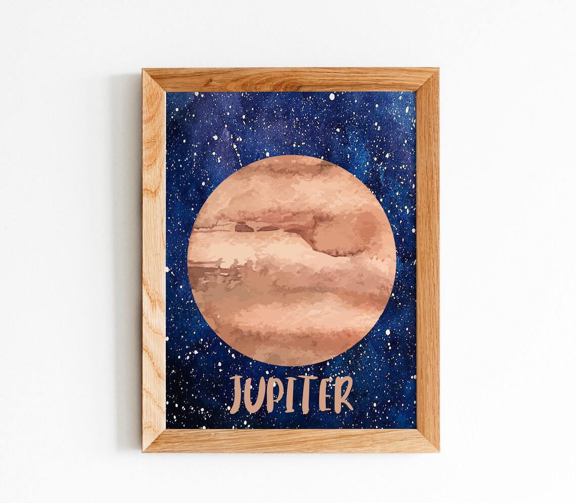 Solar System Wall Art, Nursery Decor Poster - Image 4