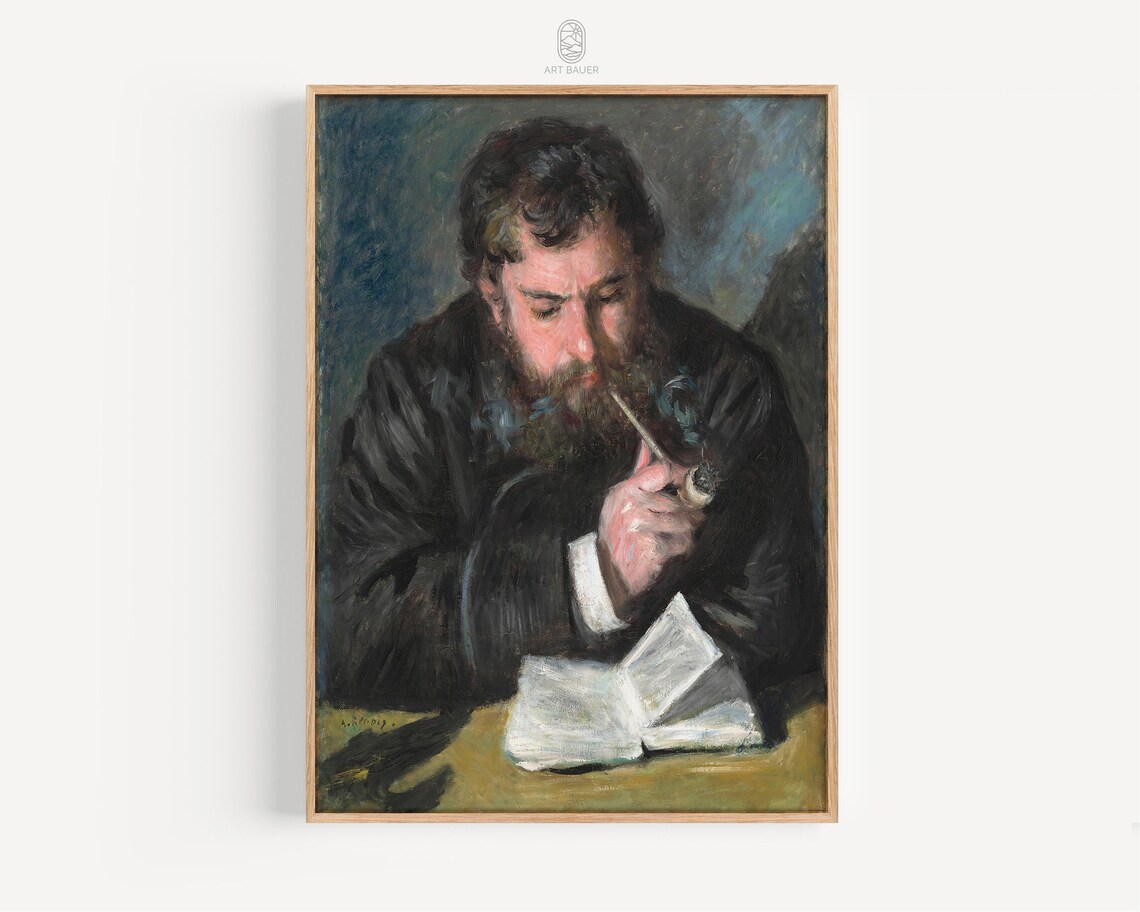 Claude Monet and Auguste Renoir 1872 Art Print