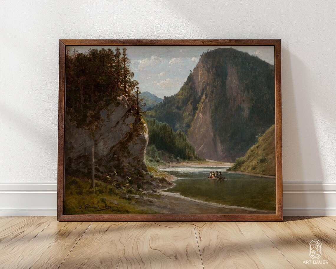 Dunajec River in the Pieniny Mountains, Art Print