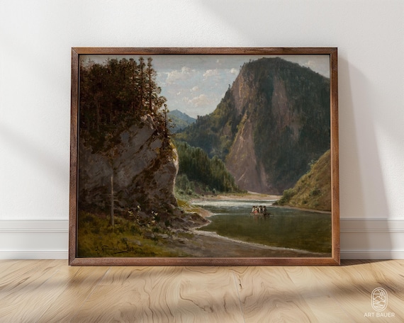 Dunajec River in the Pieniny Mountains, Art Print