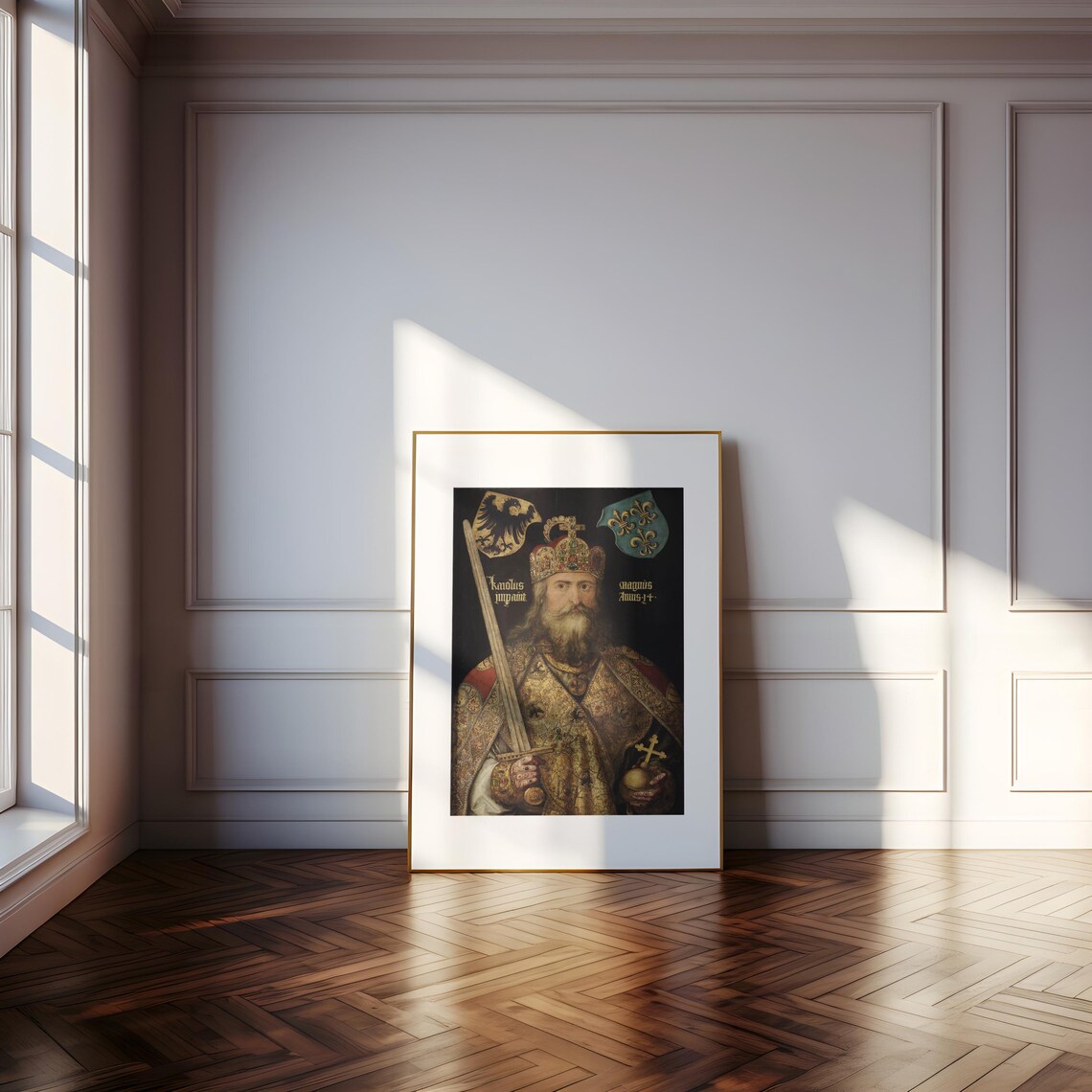 Charlemagne Emperor Crowned Sword Orb Albrecht Durer Portrait Poster - Image 4