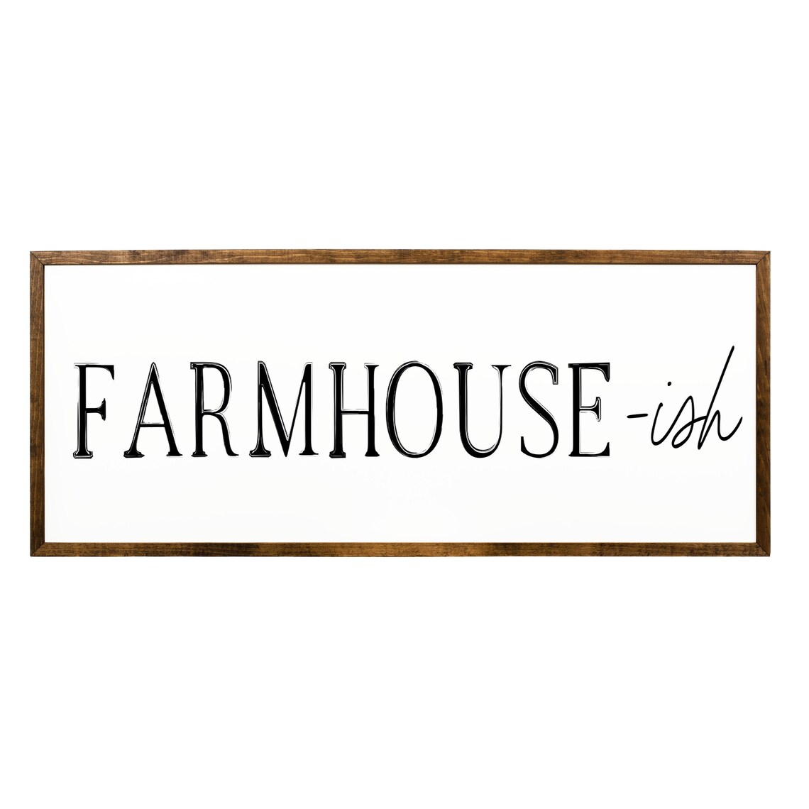 Farmhouse Ish Rustic Farmhouse Decor Wall Art Print - Image 2