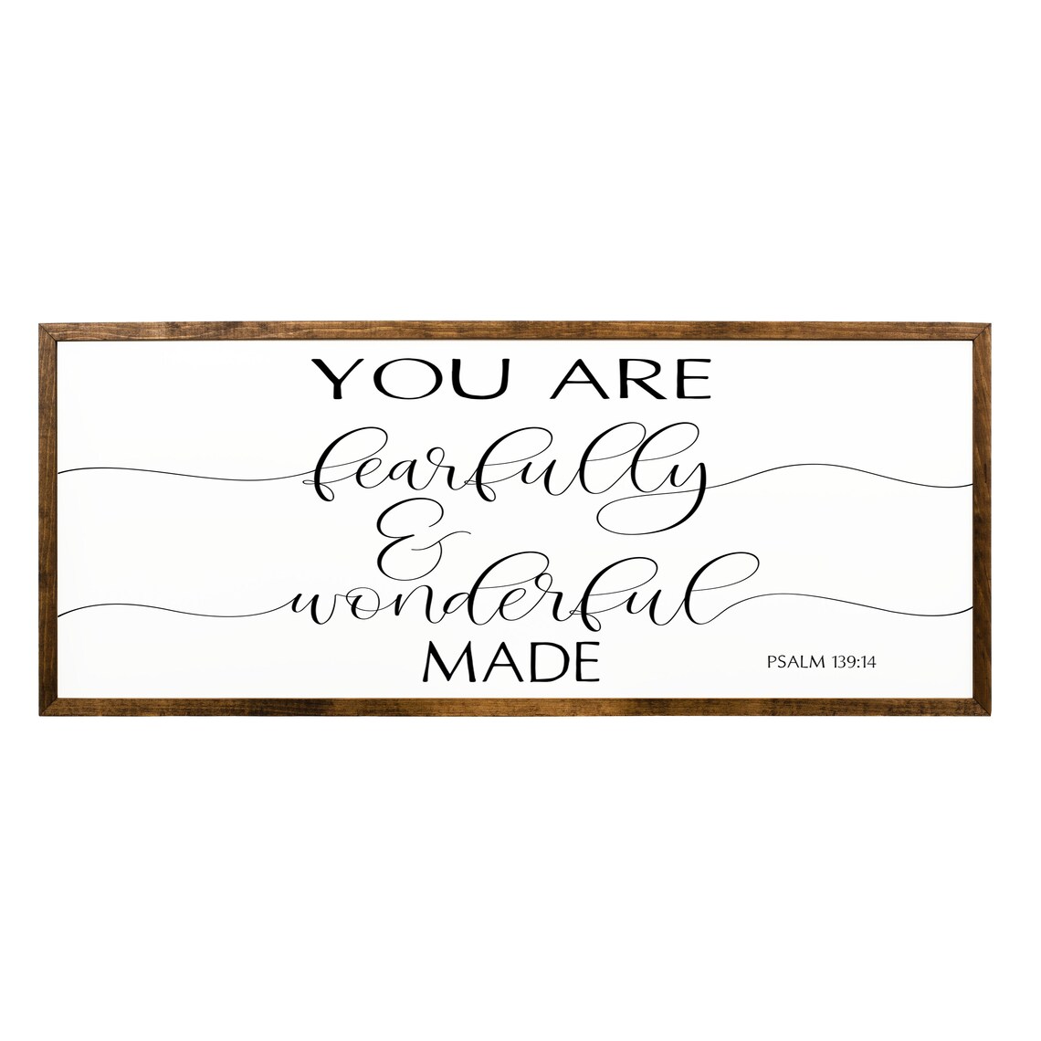 You Are Fearfully And Wonderfully Made Psalm 139 14 Nursery Poster - Image 2