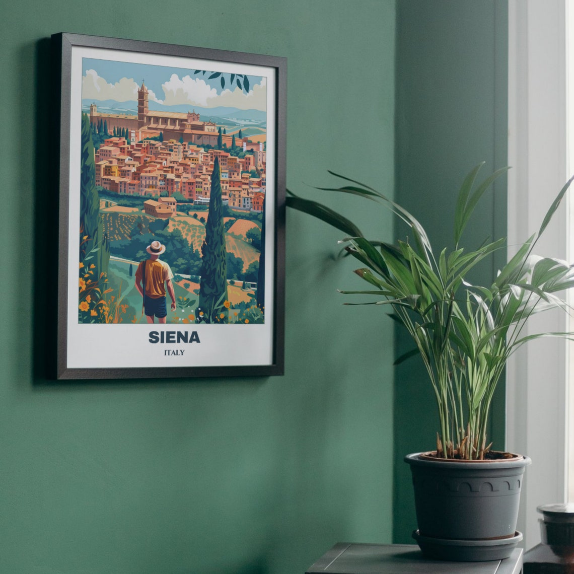 Siena Travel Poster Italy Travel Poster Citycape Painting Print Wall Art Siena Home Decor Siena Trip Art Print - Image 5