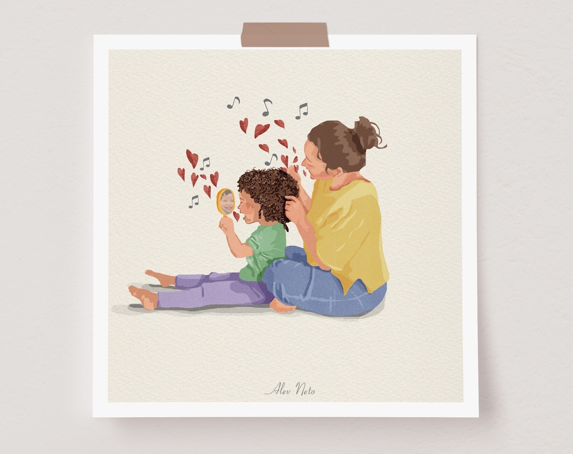 Mother And Child Fine Art Print