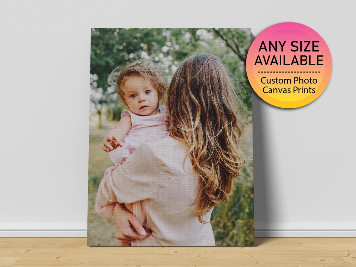 Custom Family Photo Canvas Turn Your Favorite Memories Into Home Decor Poster