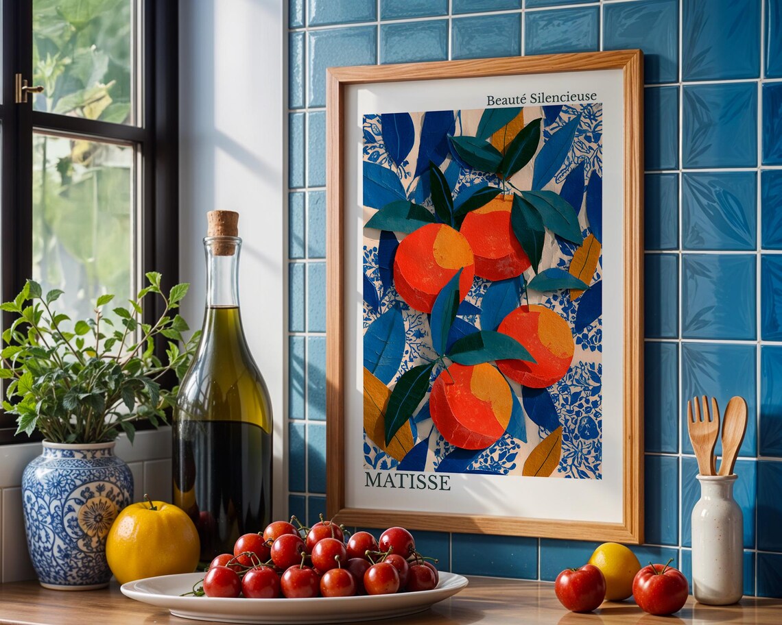 Matisse Beaute Silencieuse Oranges on Branch Citrus Art Poster