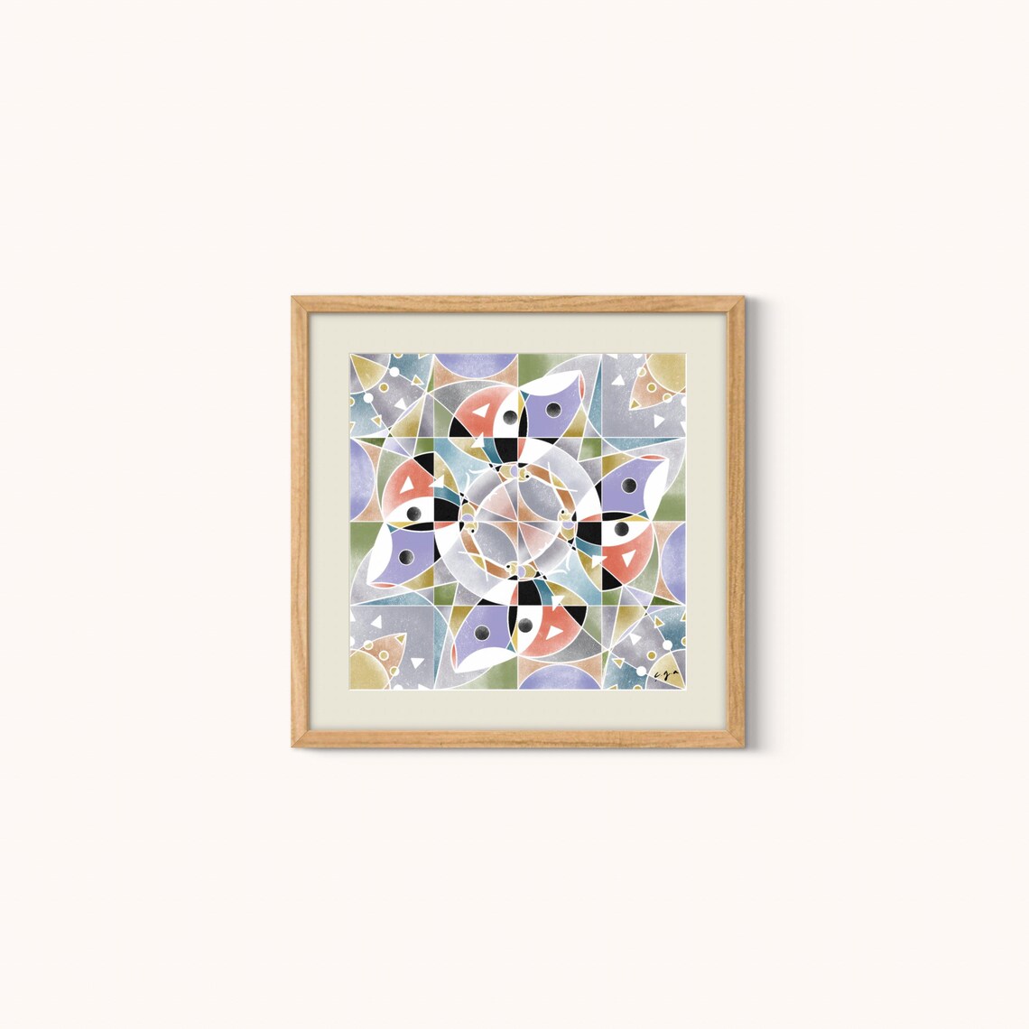 Kaleidoscope Butterfly Geometric Pattern Design - Image 2