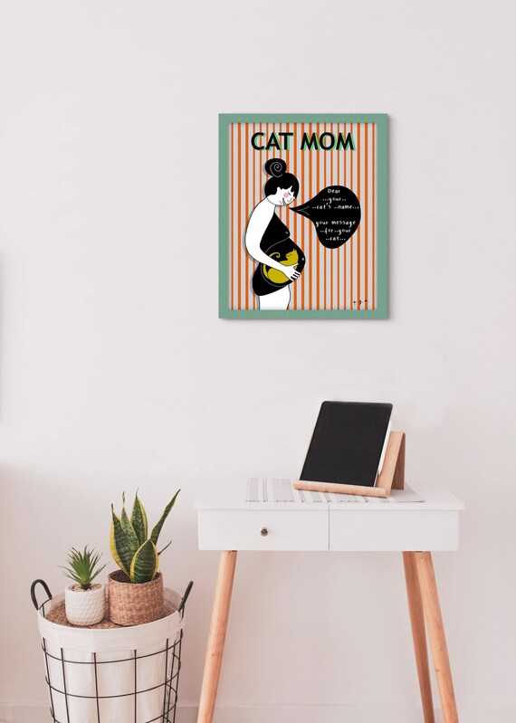 Cat Mom Kitty Mummy, Mothers Day Message