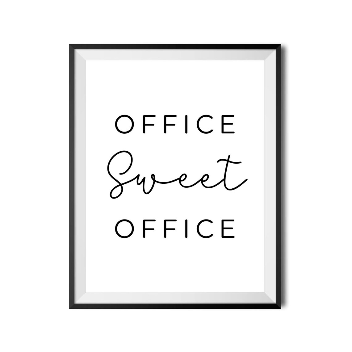 Office Sweet Office Girl Boss Desk Decor Typography Quote Poster - Image 3