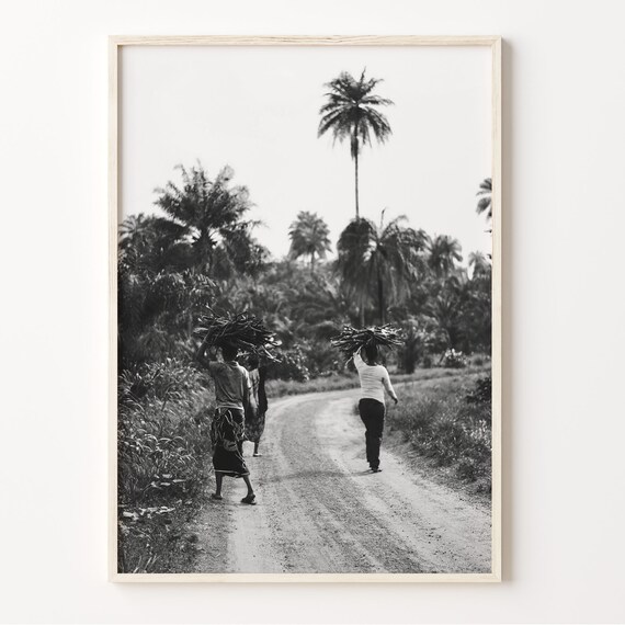 Sierra Leone Wall Art Black And White Print Freetown Poster Africa Photo Decor Sierra Leone Home Decor C19 2