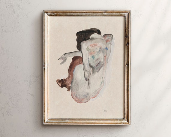Figure Drawing Painting Abstract Wall Art Line Vintage Sketch Nude Print