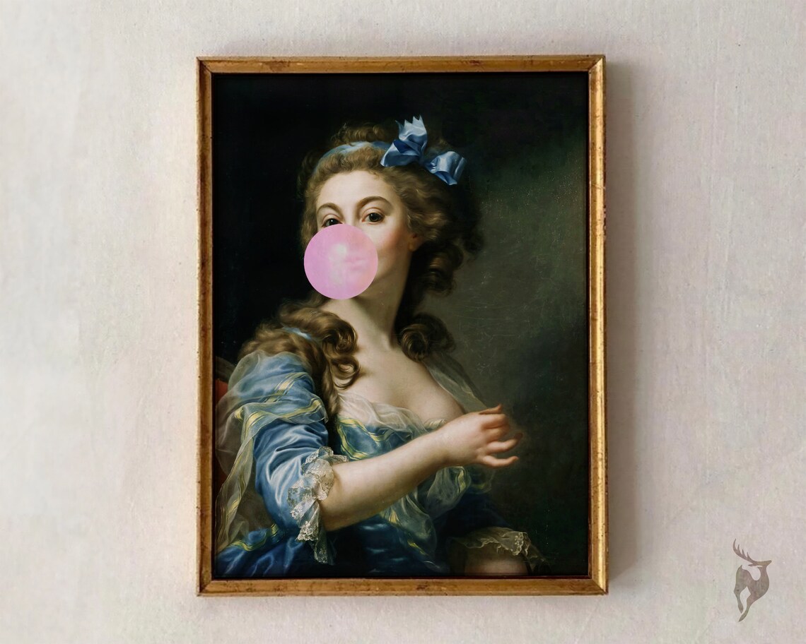 Alter Arteclectic Vintage Portrait Art Print