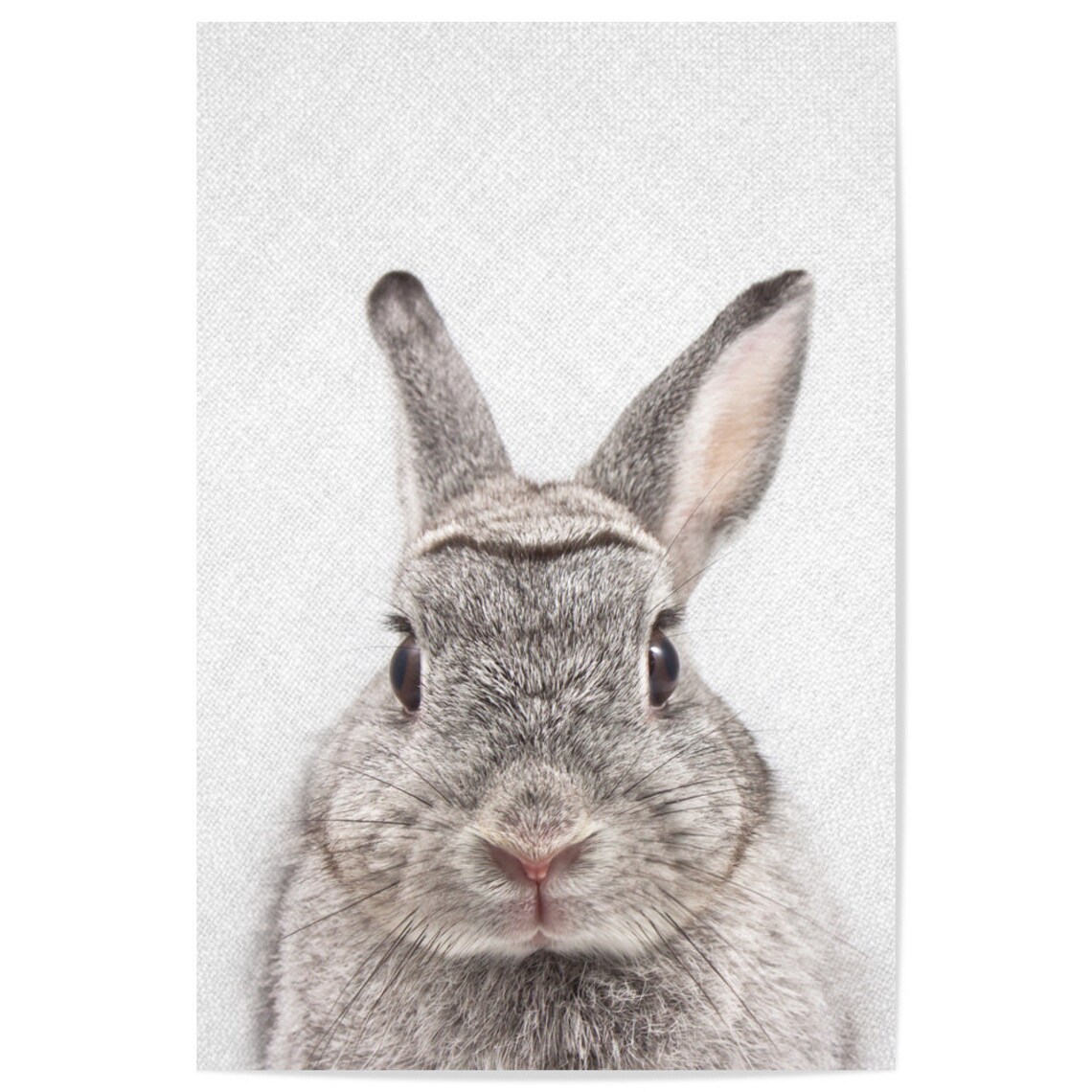 Rabbit Wall Decor Bunny Print, Woodlands Nursery Art - Image 2