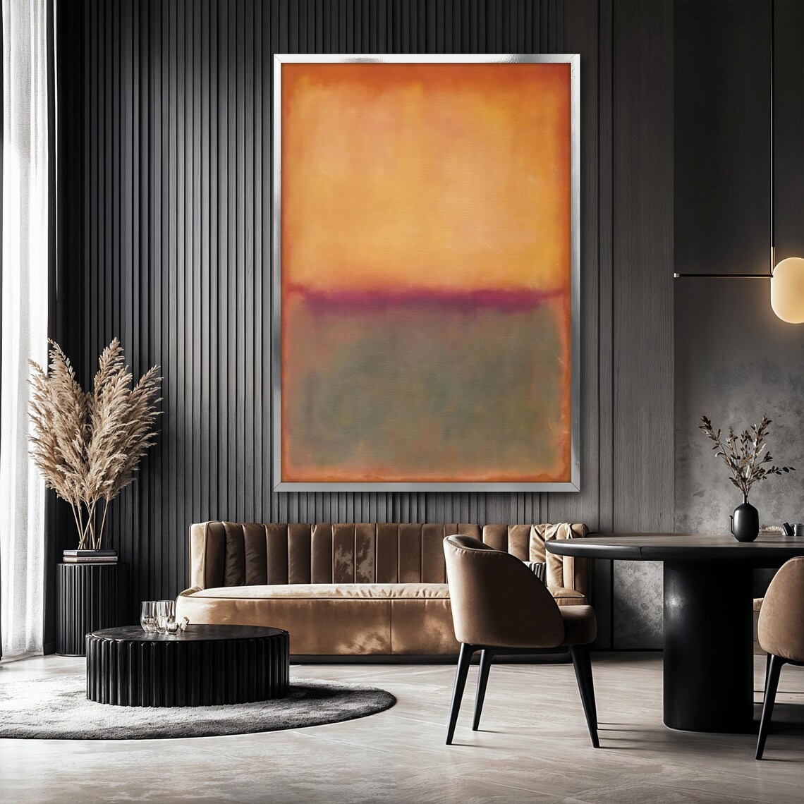 Mark Rothko Light Over Deep, Abstract Art - Image 2