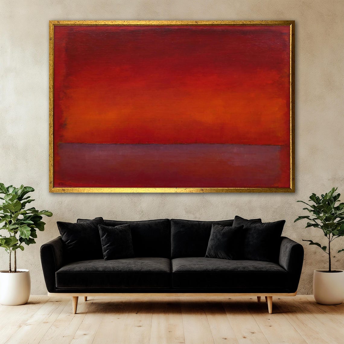 Mark Rothko Red Painting, Abstract Color Field Art Print - Image 3