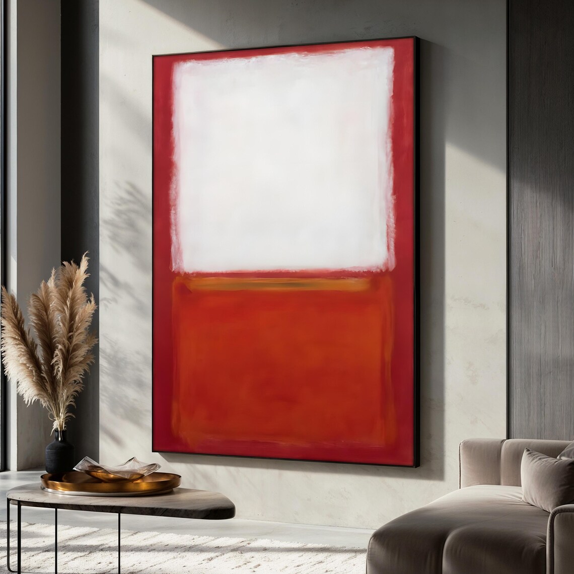 Mark Rothko Painting, Expressive Abstract Color Field