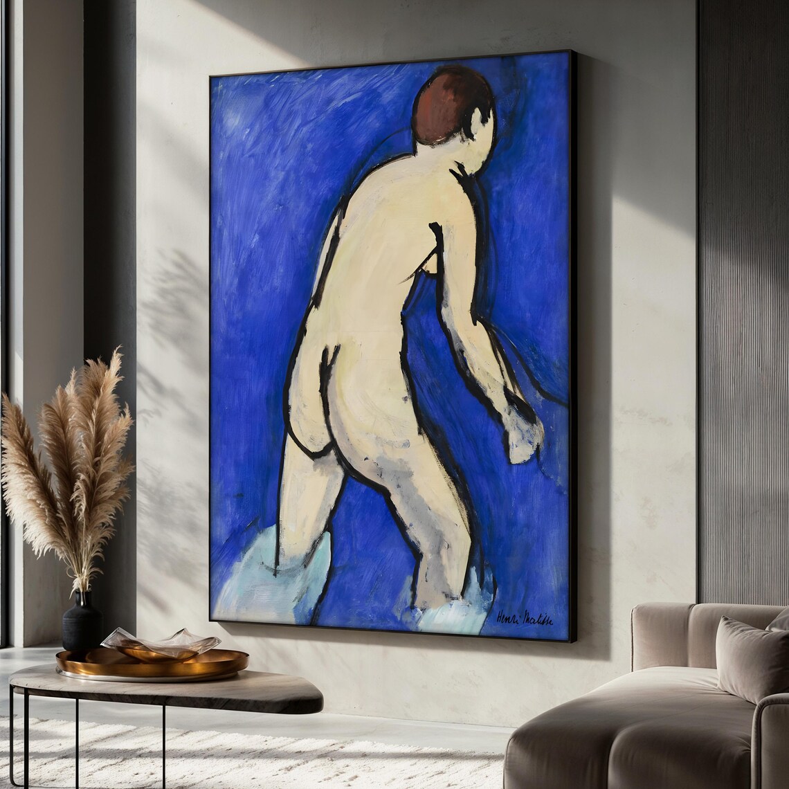 Henri Matisse Blue Nude, Modern Art Print