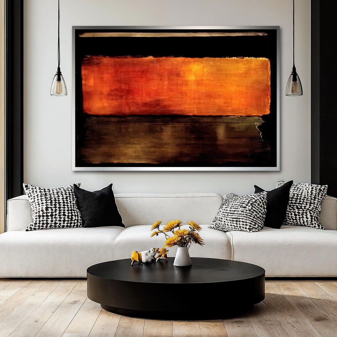 Mark Rothko Abstract Art, Moody Color Field Print - Image 2