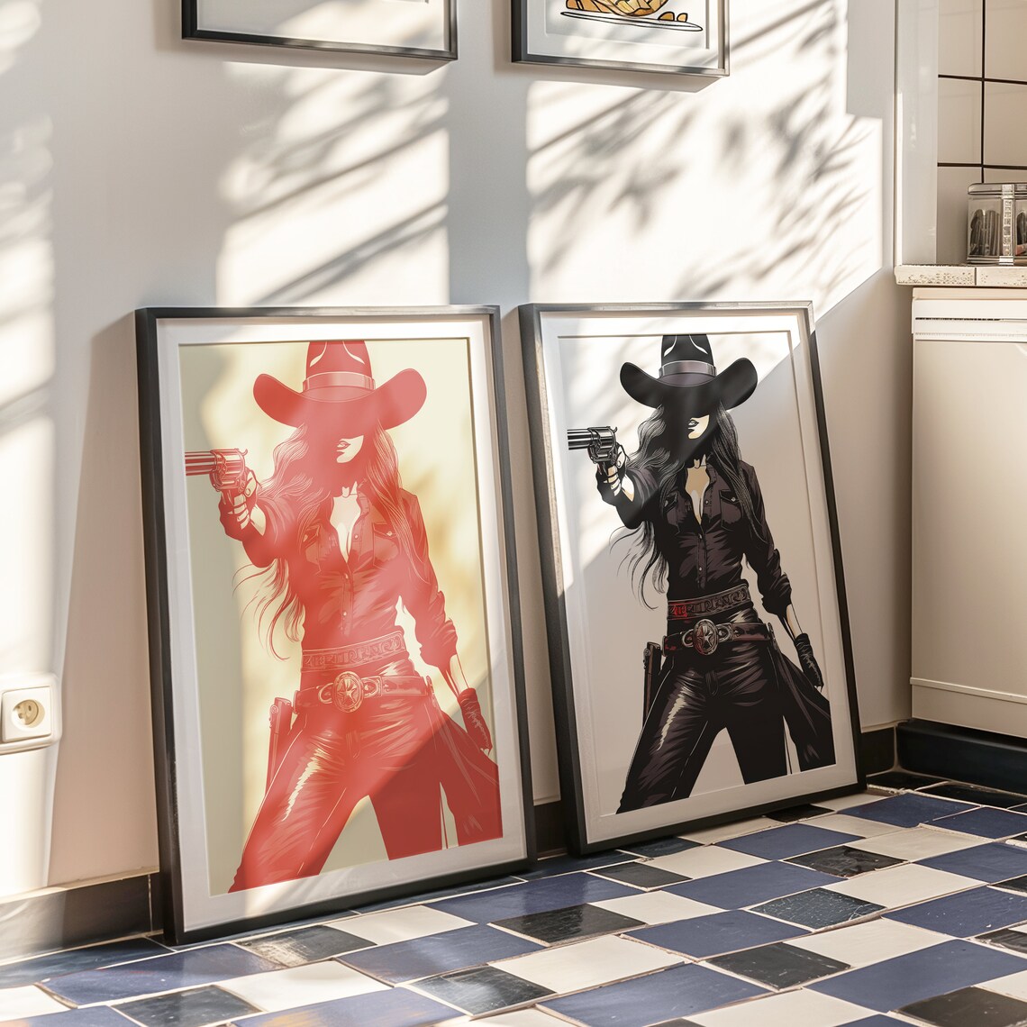 Fierce Cowgirl, Western Woman Illustration - Image 5