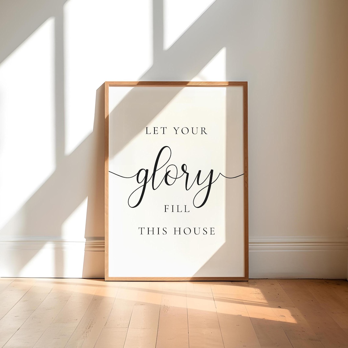 Let Your Glory Fill This House, Christian Quote