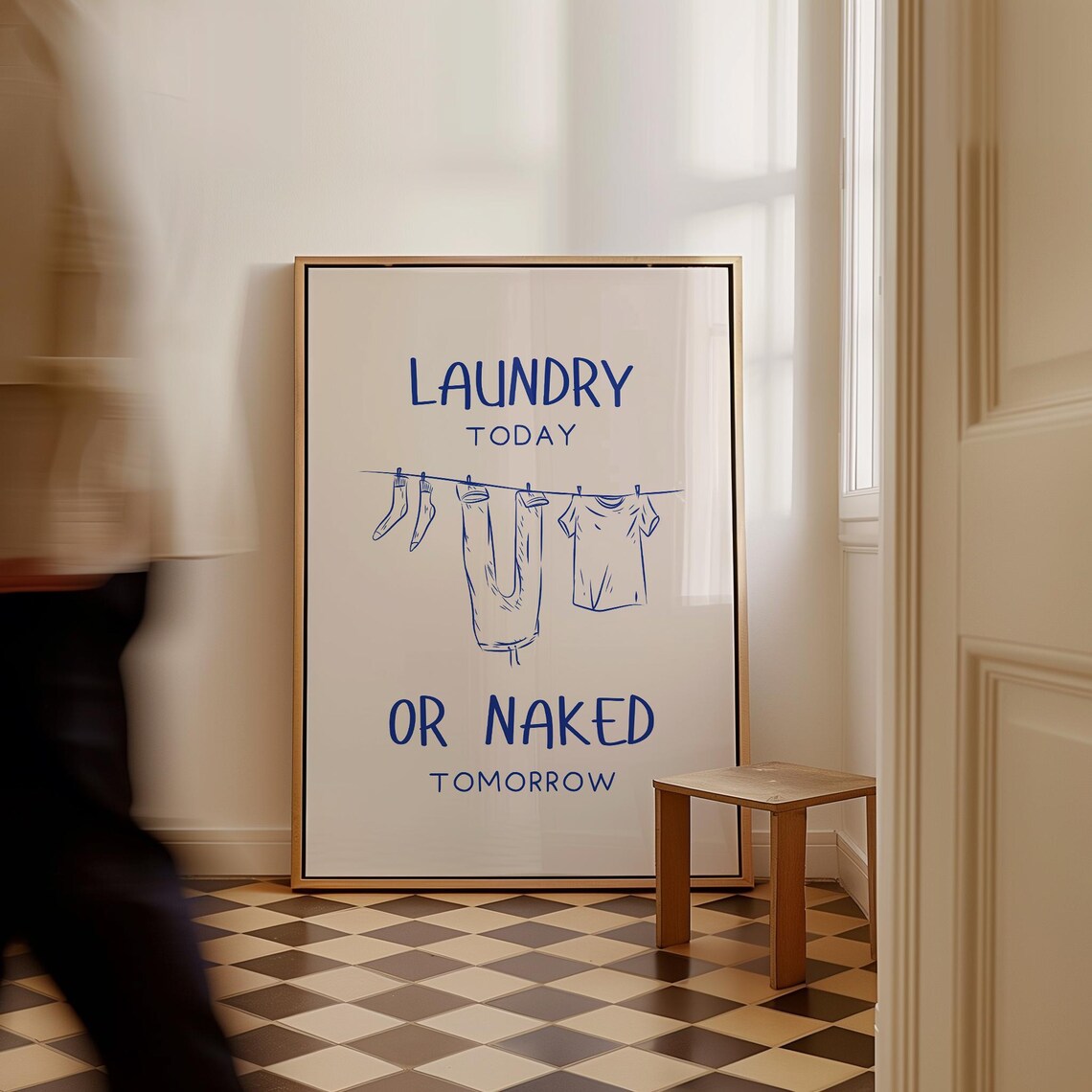 Laundry Today Or Naked Tomorrow, Laundry Humor - Image 2