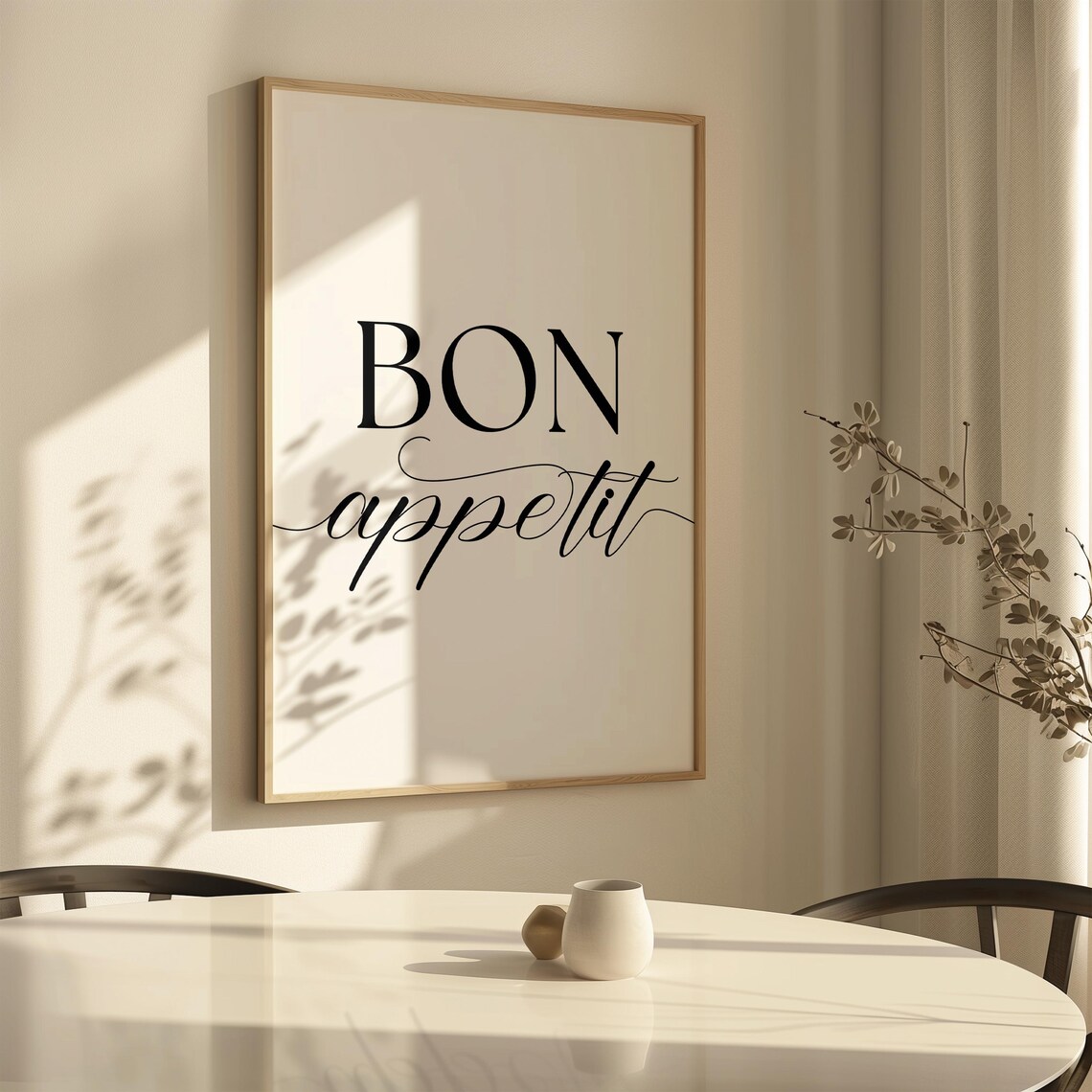 Bon Appetit Art Print, Kitchen Dining Decor - Image 2