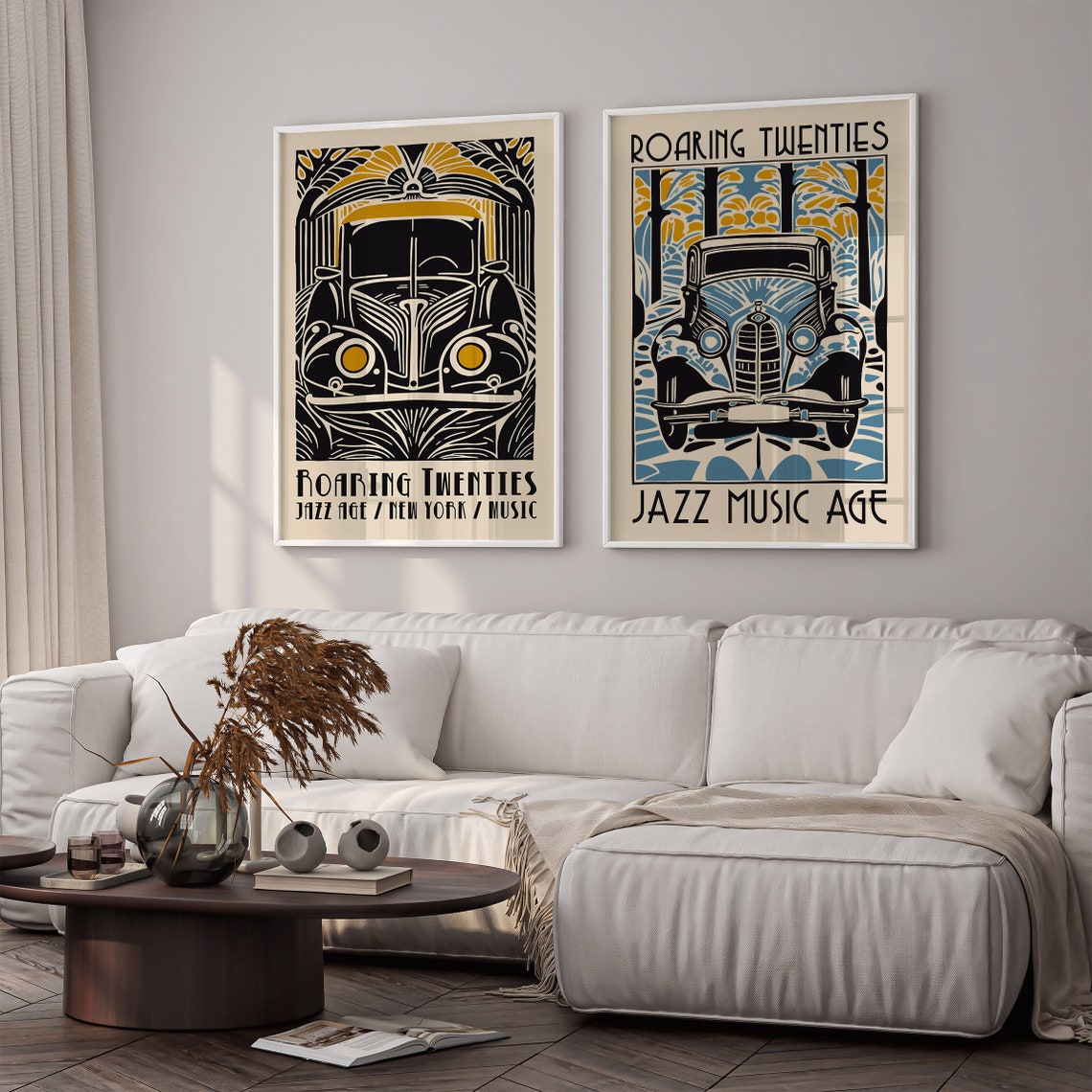 Vintage Car Poster 1920s Poster Jazz Poster Music Print Art Deco Poster Retro Print Vintage Travel Poster Literary Gifts Music Gift - Image 5