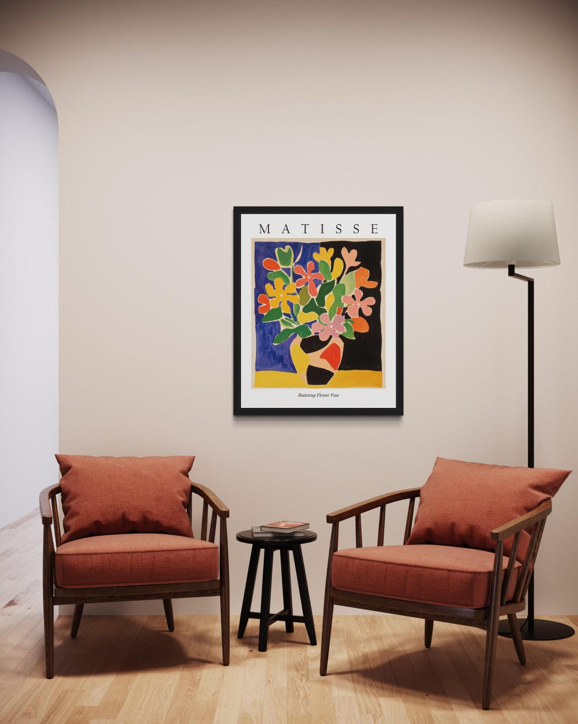 Matisse Style Buttercup Flower Vase Cheerful Fauvist Still Life Poster - Image 2