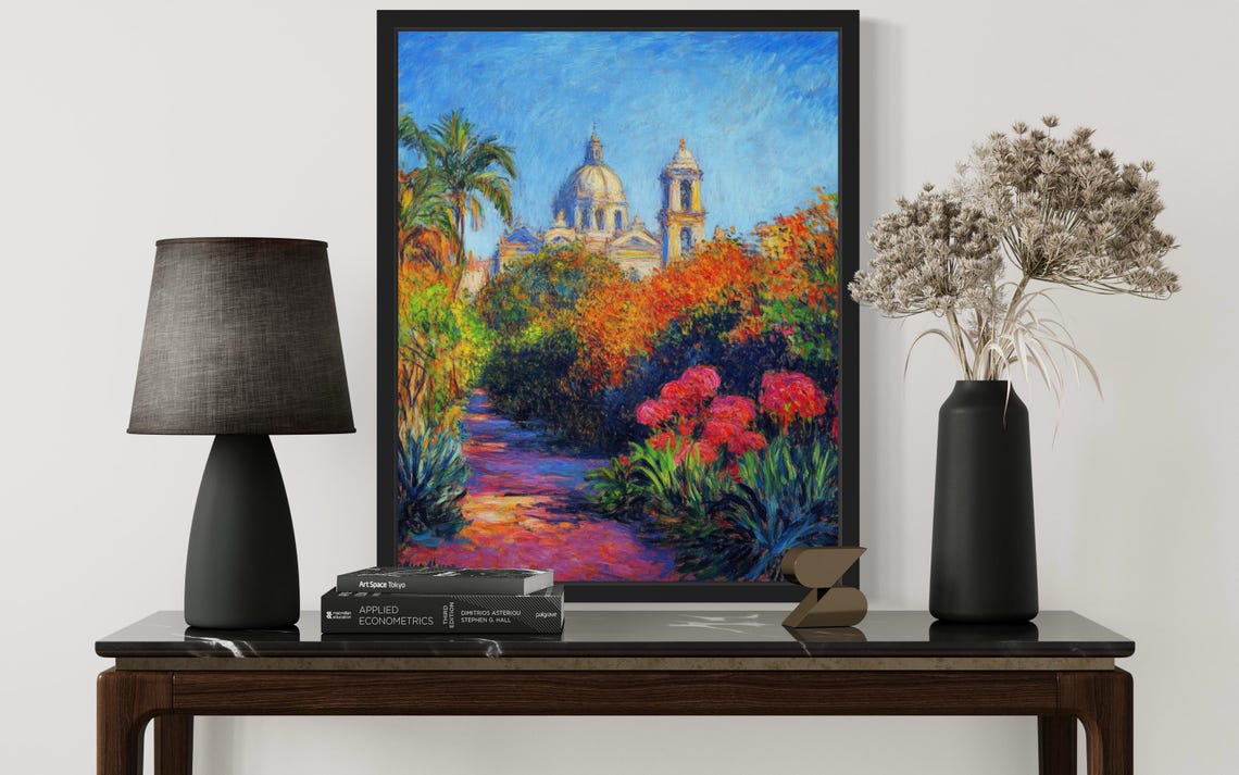 Mexico Countries Monet Art Print - Image 3