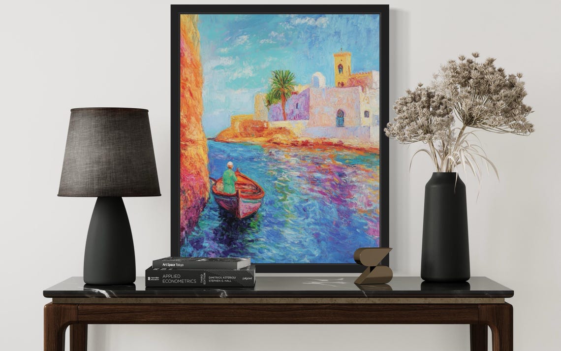 Morocco Countries, Monet Art Print - Image 3