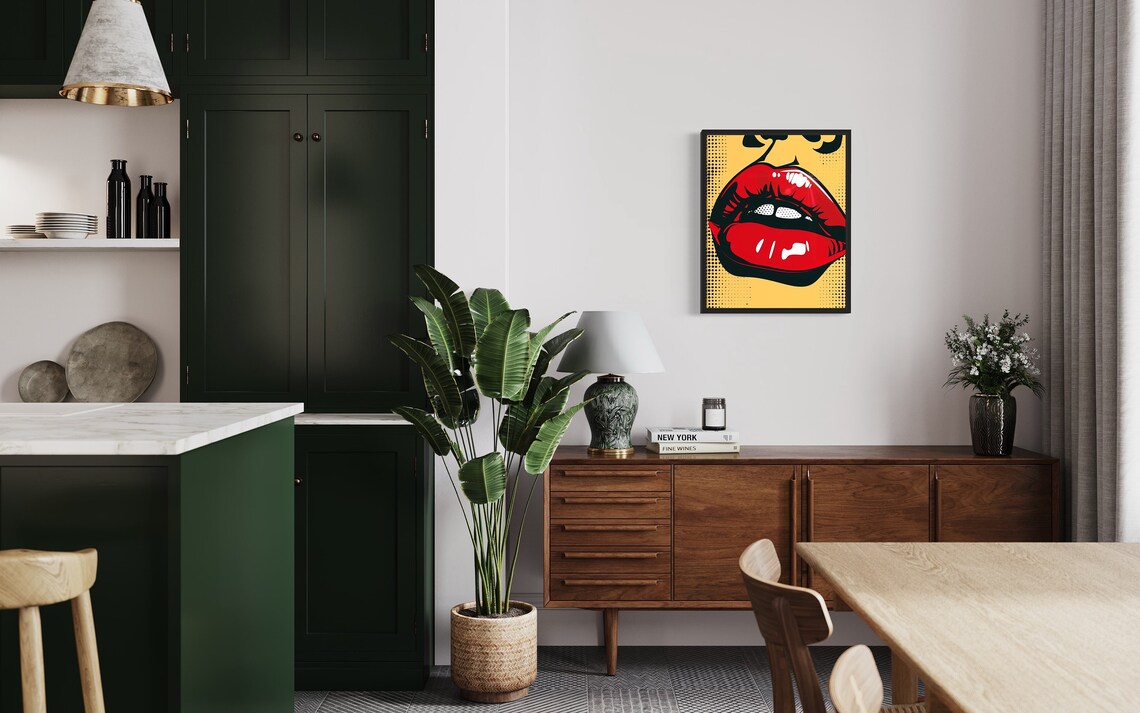 Lipstick Pop Art, Retro Vintage Collection - Image 3