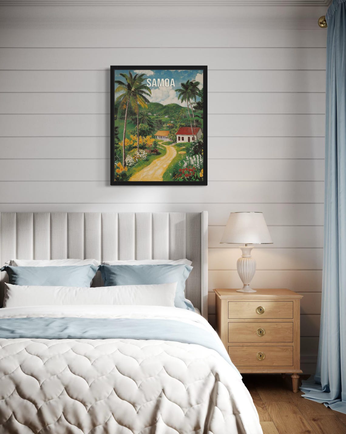 Samoa Europe Scenery Travel Poster - Image 2