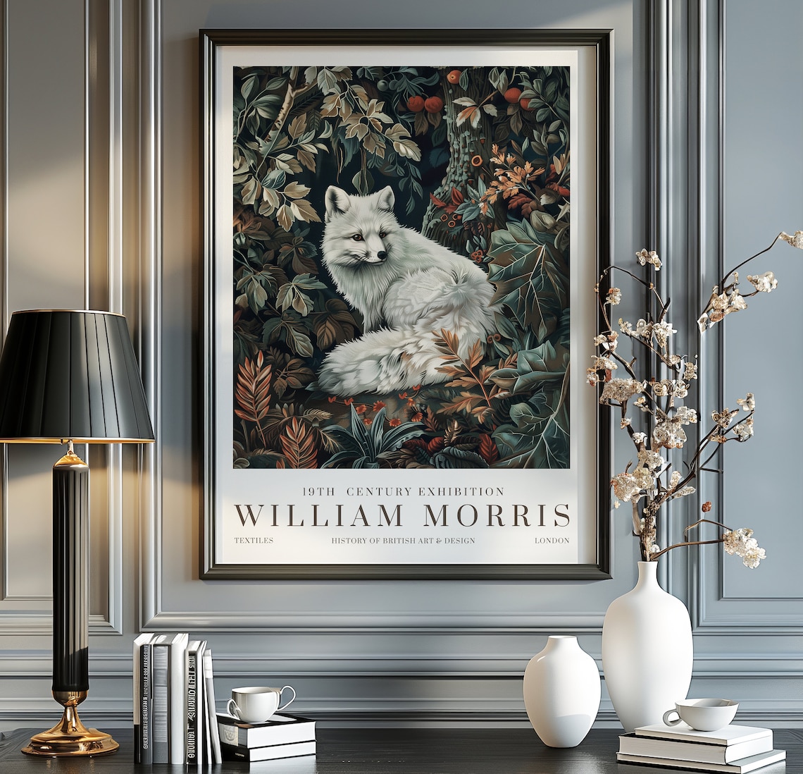 William Morris Fox, Vintage Exhibition Poster