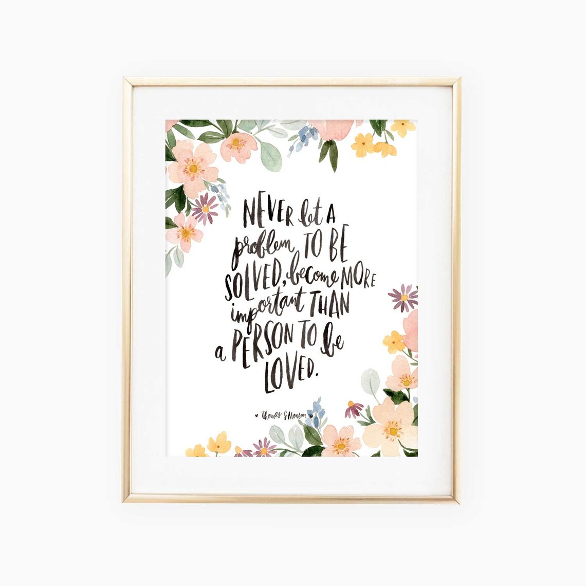 Never Let a Problem Become More Important Quote Print