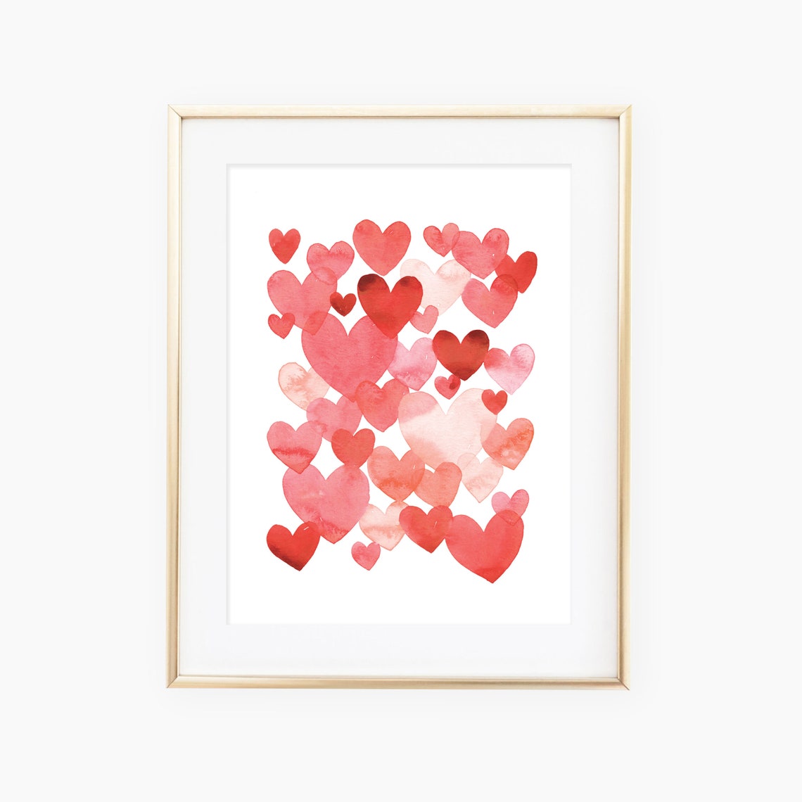 Lots Of Love Hearts Art Print