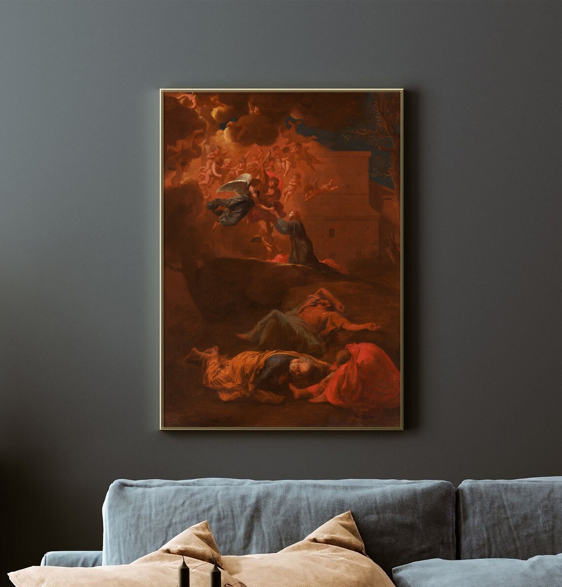 Nicolas Poussin The Agony in the Garden 1626 Classical Art Poster
