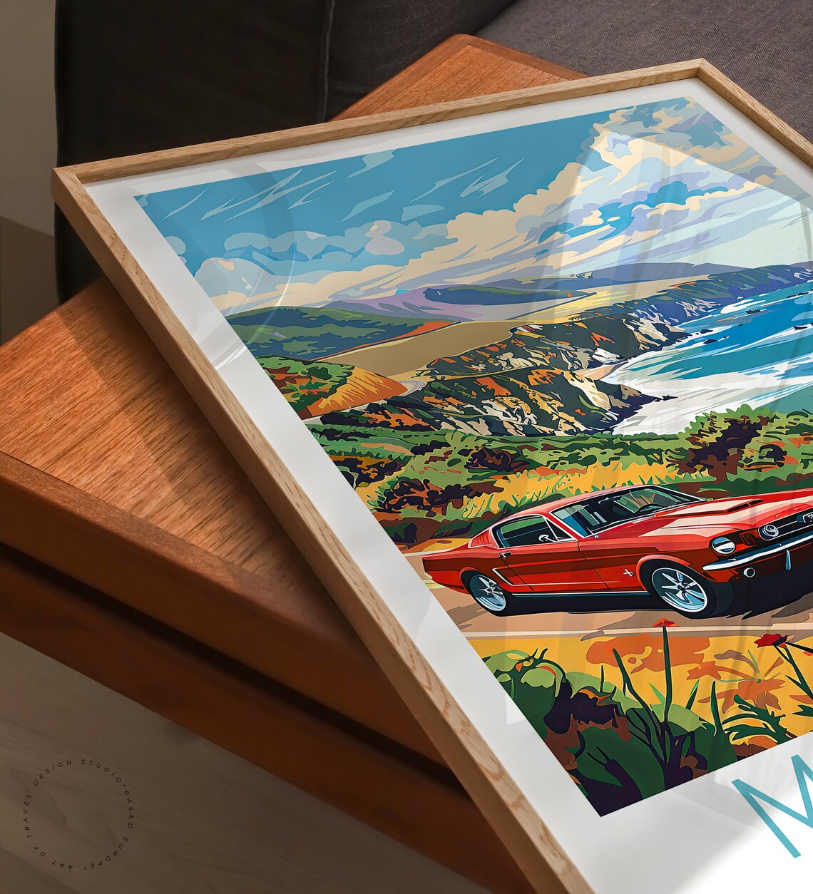 Monterey California Travel Poster, Travel Art Print - Image 3