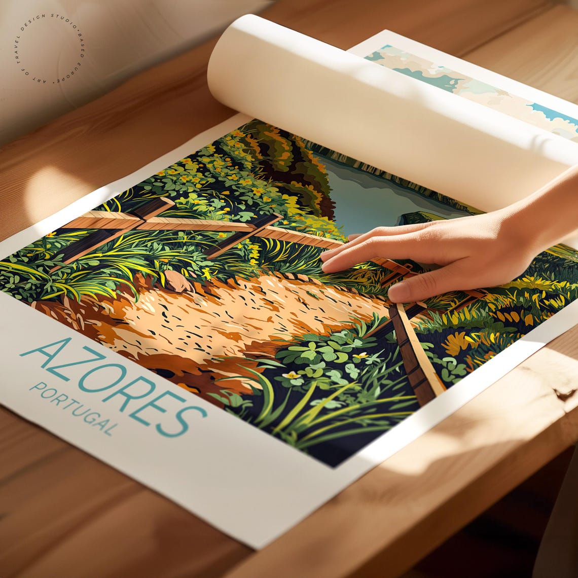 Azores Portugal Travel Poster, Home Decor - Image 2