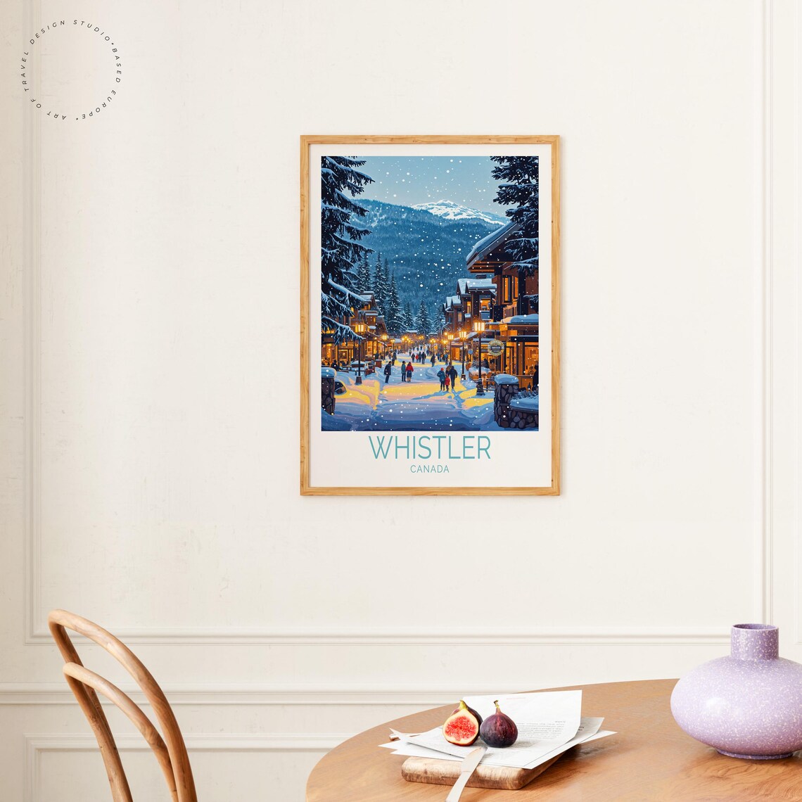 Whistler Travel Poster, Canada Ski Resort Art Print - Image 4