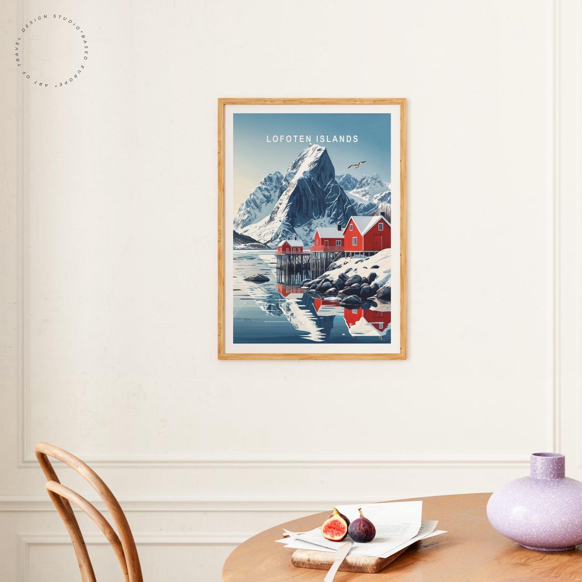 Lofoten Islands Norway Travel Poster, Travel Poster - Image 4