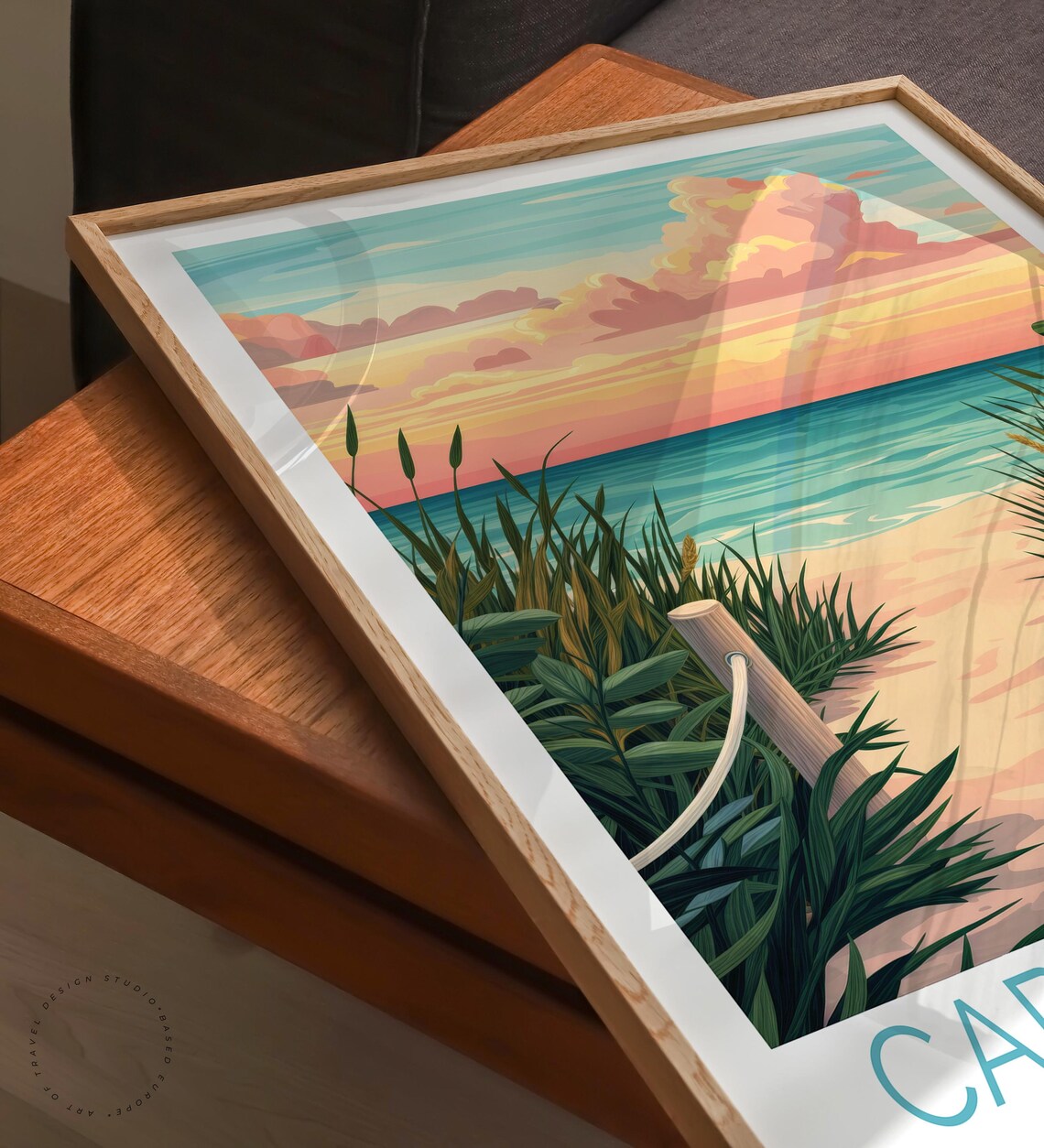 Captiva Island Florida Beach Path Sunset Dunes Ocean Travel Poster - Image 6