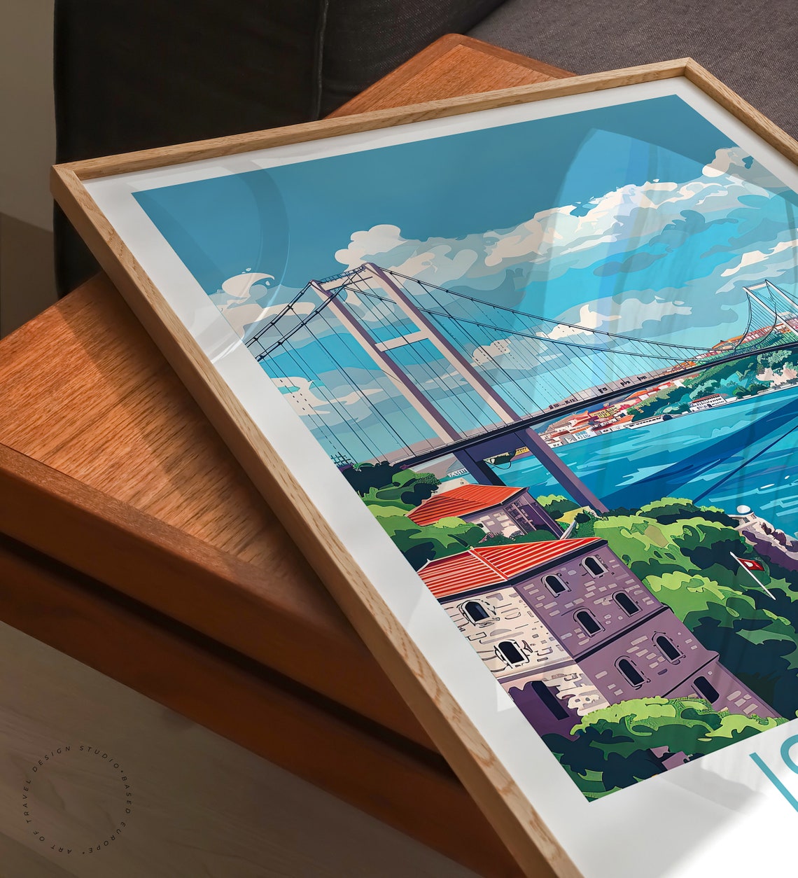 Istanbul Turkey Bosphorus Bridge Ferry Daytime Cruise Poster - Image 3