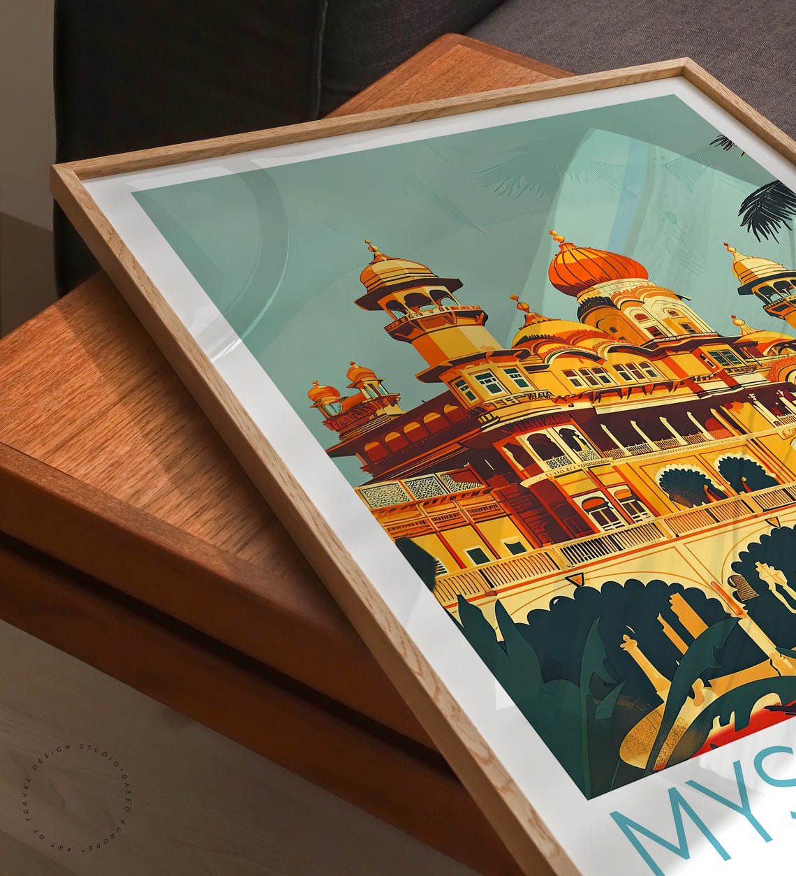 Mysore Palace India Golden Royal Palace Facade Day View Poster - Image 3