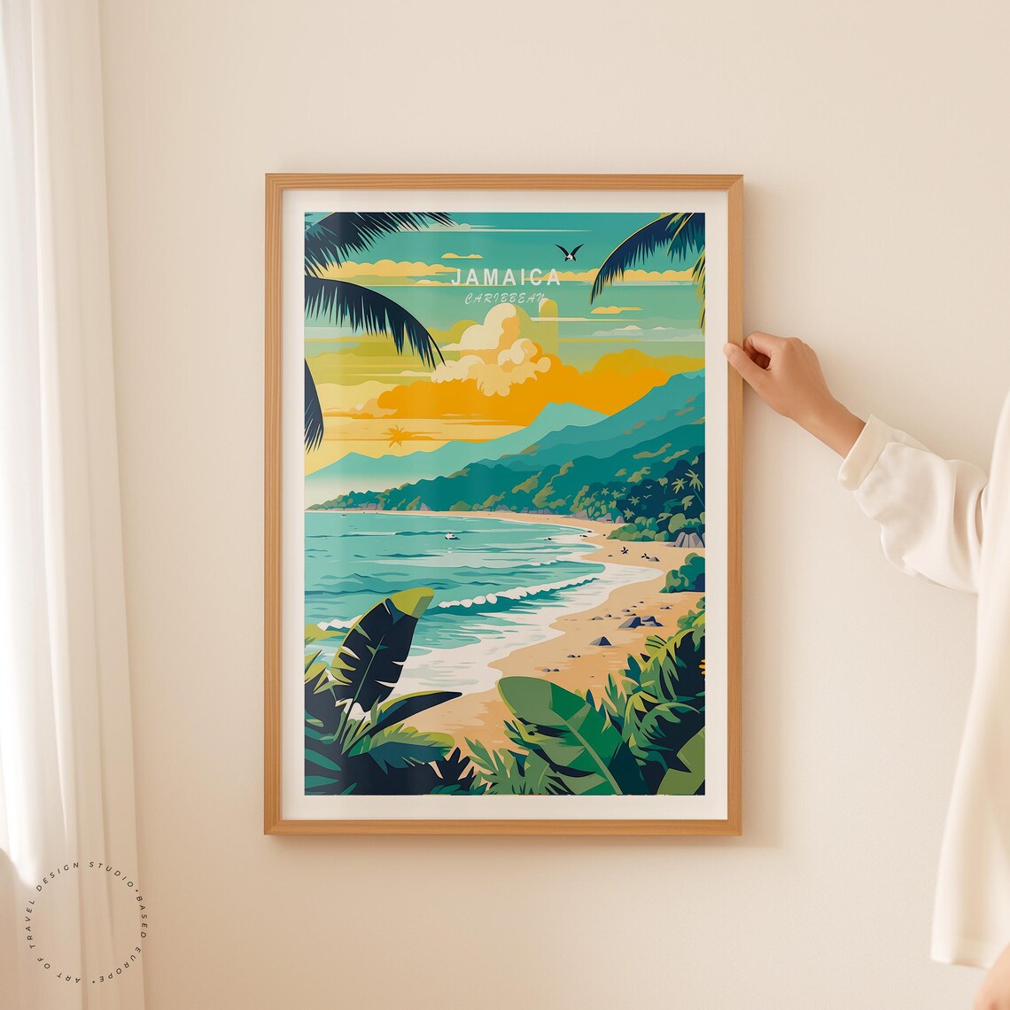Jamaica Caribbean Travel Poster, Jamaica Print - Image 2