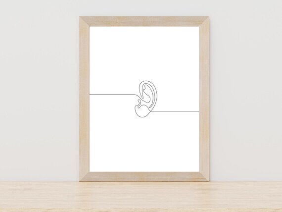 Ear Line Art