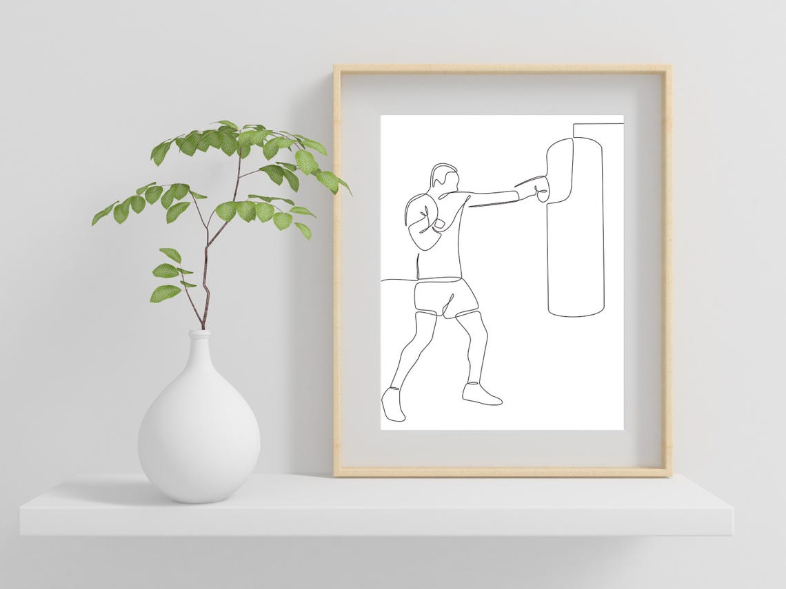 Boxing Line Art - Image 2