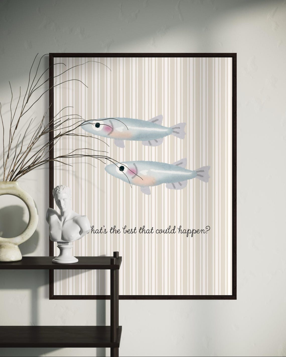 Whats The Best That Could Happen Fish Wall Art Vintage Nursery Decor Ocean Nursery Wall Art Prints Fish Decor Kids Room Nursery Fish - Image 6