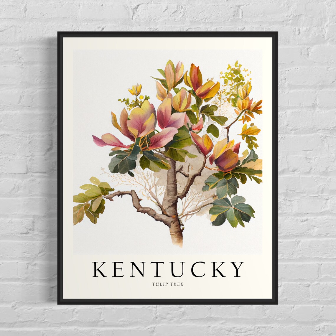 Kentucky State Tree Tulip Tree Art Print