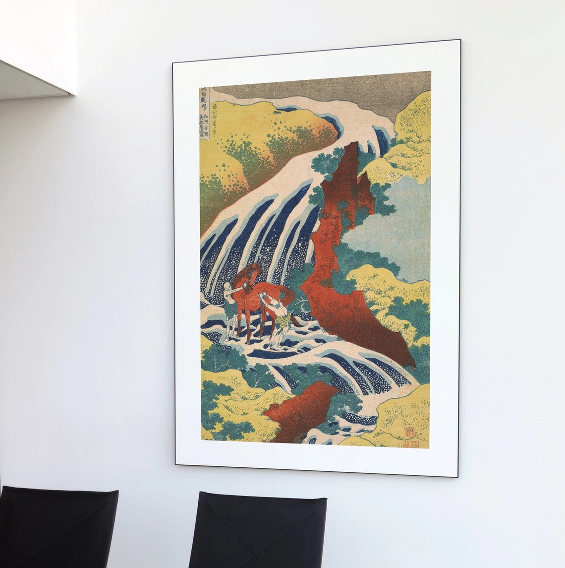 Horse Print Japan Wood Block Japanese Art Print Art Home Decor Wall Art Print Antique Prints Japan Poster Japanese Decor Asian Deco Mt Fuji - Image 2